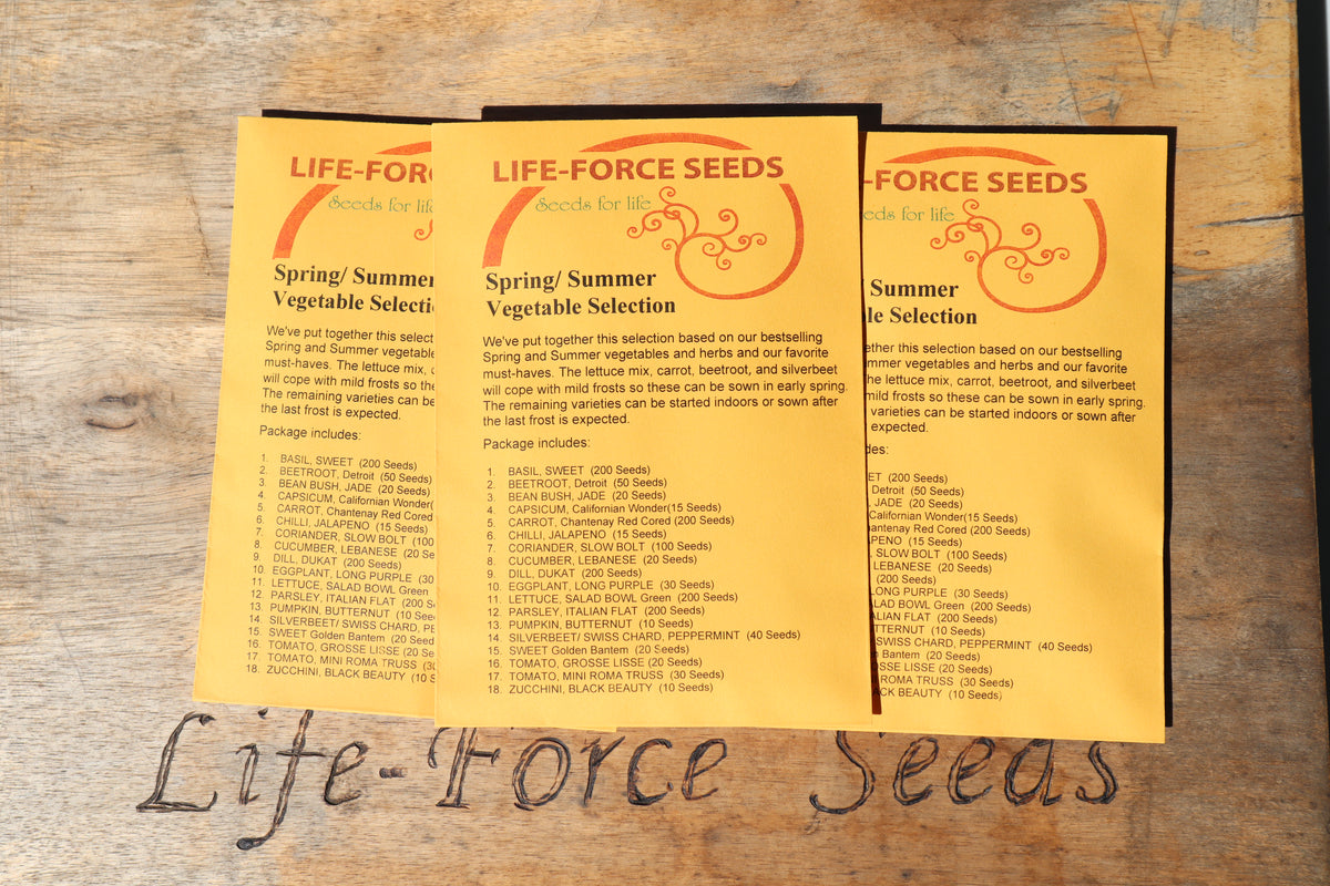 Spring/ Summer Vegetable Selection