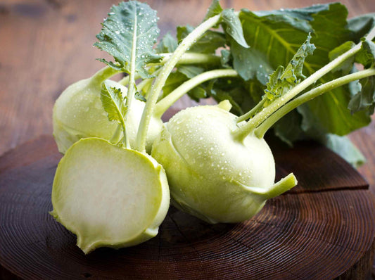 Kohlrabi, White Vienna - LifeForce Seeds