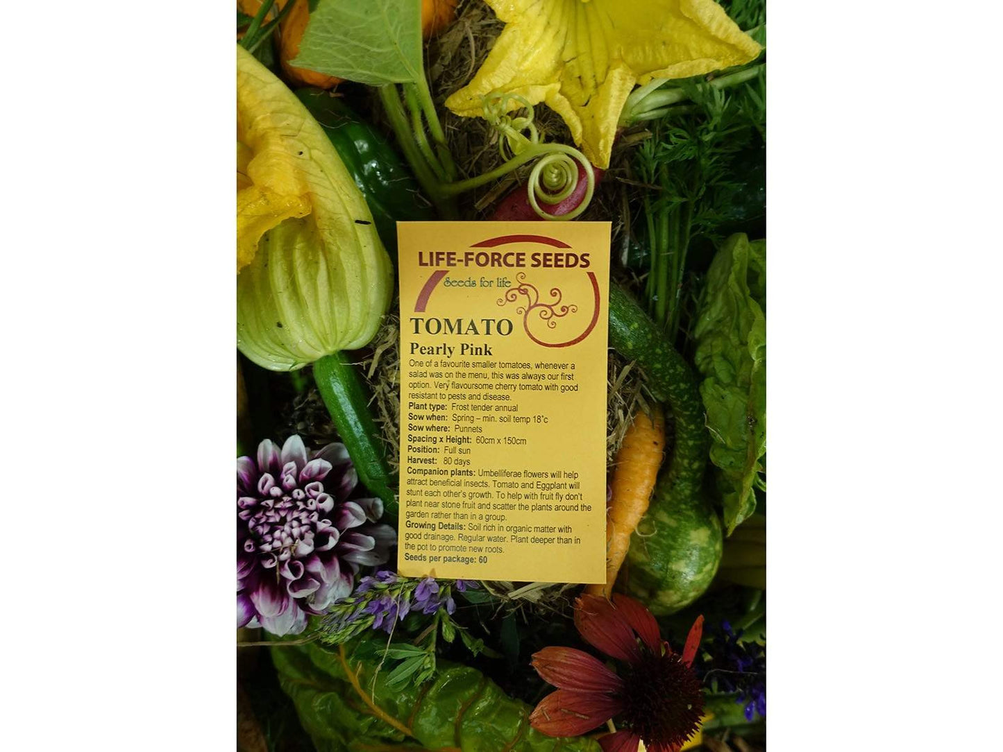 Tomato, Pearly Pink - LifeForce Seeds