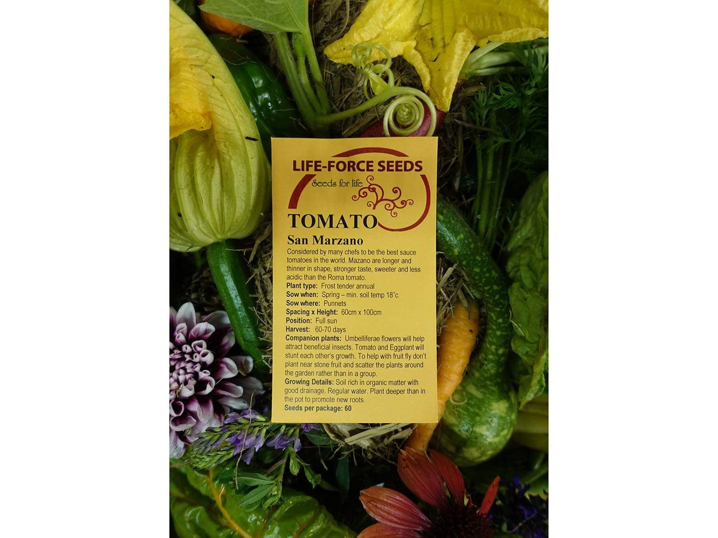 Tomato, San Marzano - LifeForce Seeds