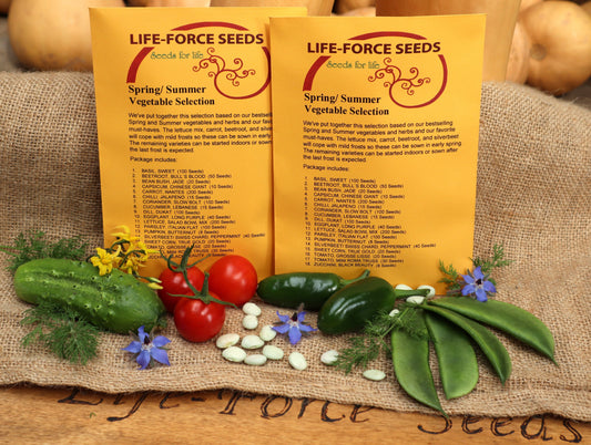 Spring/ Summer Vegetable Selection - LifeForce Seeds