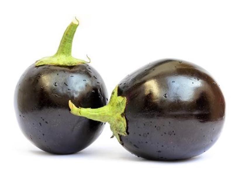 Eggplant, Thai Purple Ball - LifeForce Seeds