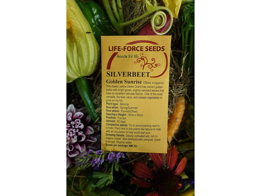 Silverbeet/ Swiss Chard Golden Sunrise - LifeForce Seeds